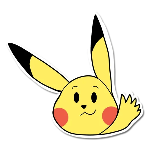 pikachu, pokemon, wajah pikachu, lukisan anak-anak pikachu
