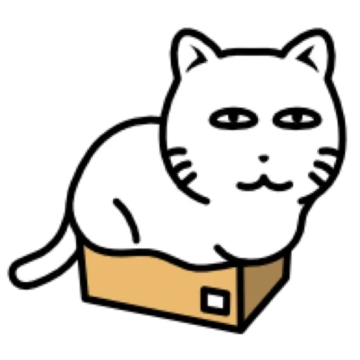 gato, cat, gato, emblema de gato, adesivo de gato