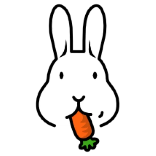 lapin, rabbit, lapin mignon, symbole de lapin, motif de lapin