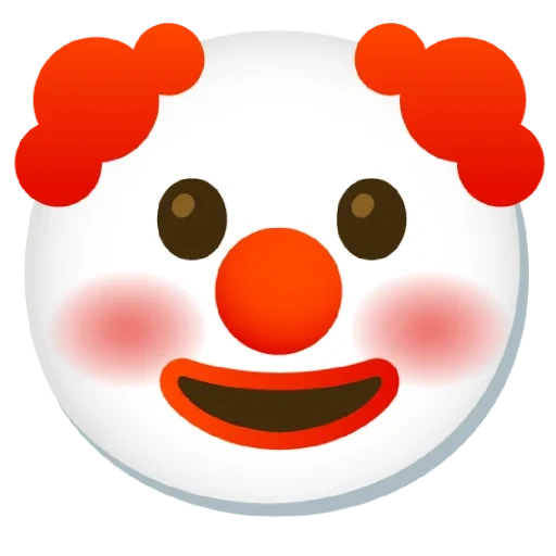 clown, emoji clown, clownlächel, emoji clown, emoji clown