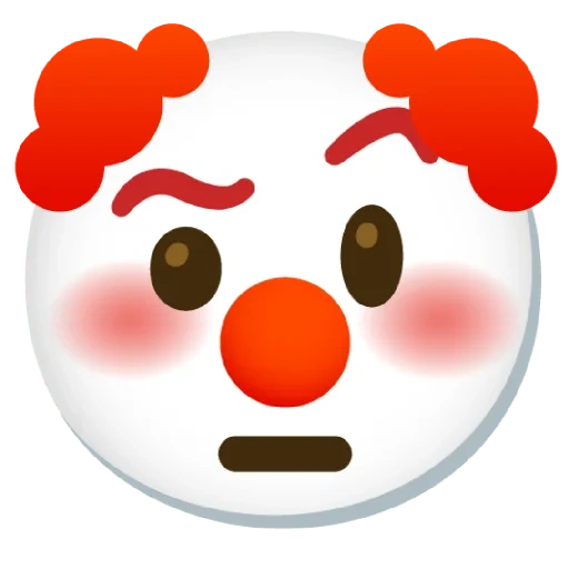 эмодзи, клоун emoji, clown emoji, эмодзи клоун, эмодзи клоун чипшот