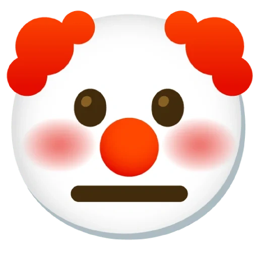 эмодзи, clown emoji, эмодзи клоун, эмоджи клоун, эмодзи клоун чипшот