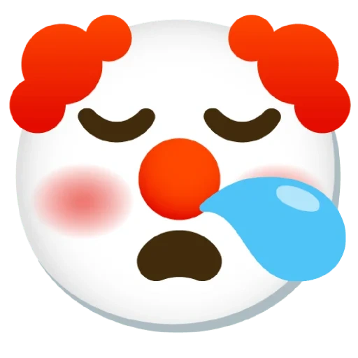 clown emoji, clown emoji, smiley clown, emoji clown chipshot, emoji clown neujahr