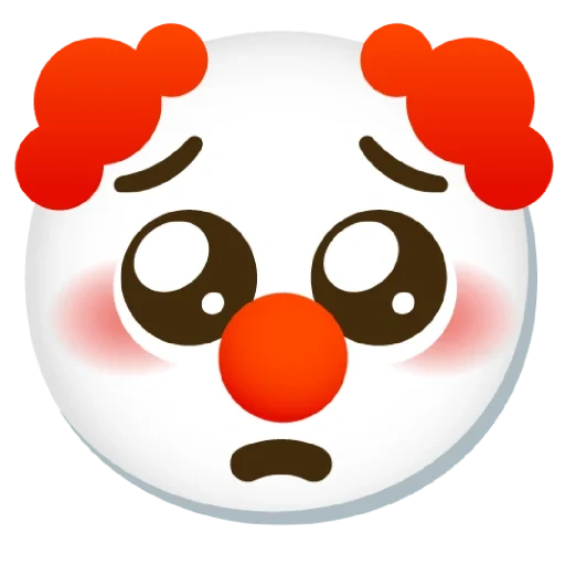 клоун emoji, эмоджи микс, clown emoji, эмодзи клоун, эмодзи клоун чипшот