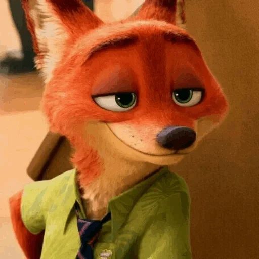 nick wilde, cuirs et peaux, nicholas wilde, renard à peau animale, renard à peau animale