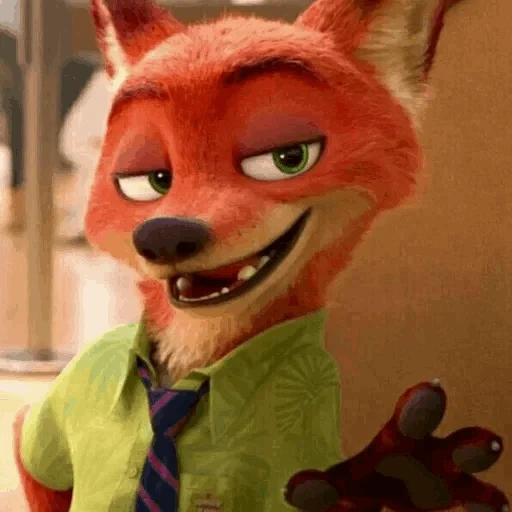 nick wilde, cuirs et peaux, fox animal city, zootopia 2016, fox nick zootown