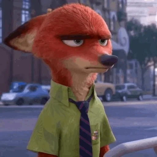 nick wilde, zeropolis, rubah zerolis, kartun fox bunny, holis nick wilde