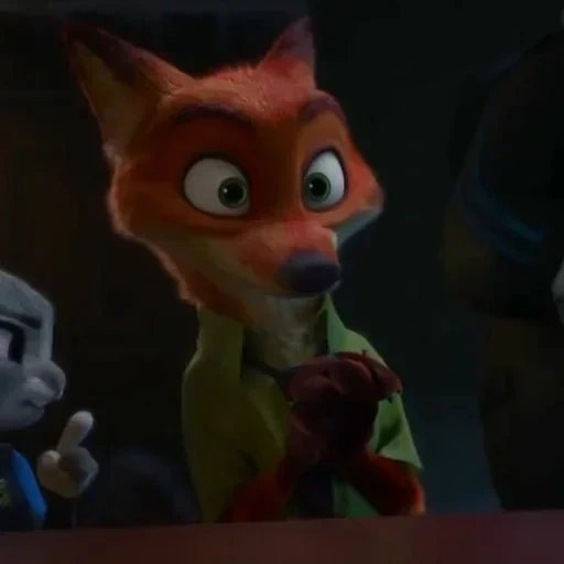 nick wilde, tierhäute, fox animal city, animal city 2016, animal city cartoon 2016