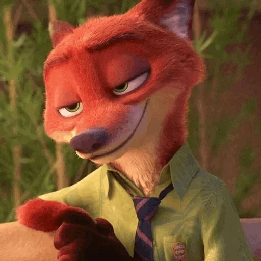 nick wilde, cuirs et peaux, nick l'animal à fourrure, fox animal city, fox nick zootown