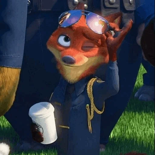 nick wilde, tierhäute, der lederlöwe, nick der pelzbär, beast city nick wilde