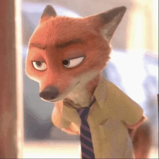 cuirs et peaux, fox animal city, fox animal city, les personnages de zootopia, nicholas wilde zootown