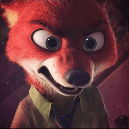 ник уайлд, зверополис, ник зверополиса, ник уайлд бешеный, nick wilde mosnter