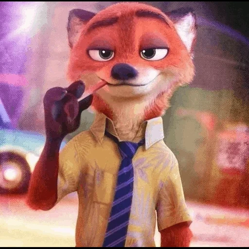 nick wilde, zeropolis, zerolis fox, fox de zerolis, nick wilde de zeropolis