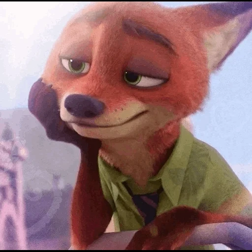 cuirs et peaux, fox animal city, zootopia 2016, la ville de la bête de ljudochka, visage de dessin animé