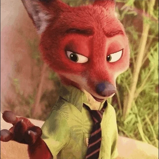 nick wilde, zeropolis, zeropolis nick, nick de zeropolis, zorro de zerolis