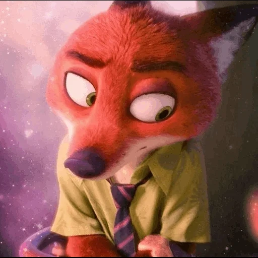 nick wilde, zeropolis, zeropolis nick, nick de zeropolis, zorro de zerolis