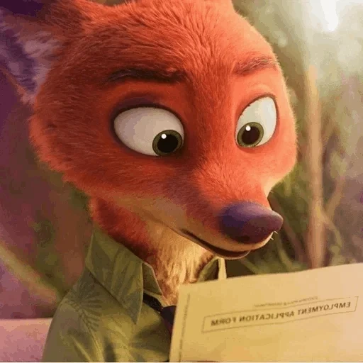 nick wilde, cuirs et peaux, nick wilde, nick l'ours en fourrure, fox animal city