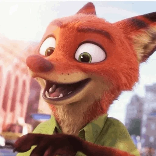 nick wilde, tierhäute, fuchs mit tierfell, fox animal city, nick wilde tierhaut stadt stills