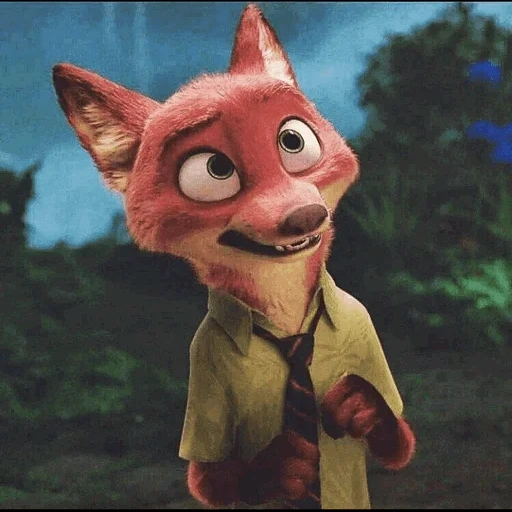 nick wilde, pelli di animali, nick l'orso di pelliccia, fox animal city, fox animal city