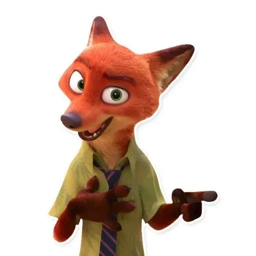 zeropolis, zeropolis nick, holis nick wilde, nicholas white zerolyis, stiker dengan rubah zeropolis