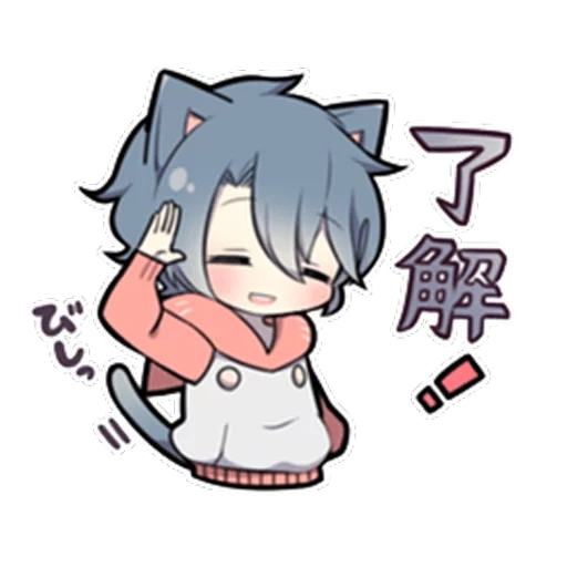 chibi, gatito de cenizas, anime lindo, personajes de anime, dibujos de anime encantadores