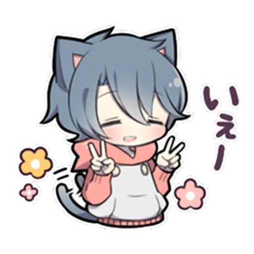 chibi uchiko, chibi anime, ash kitten, anime charaktere, niedliche anime-muster