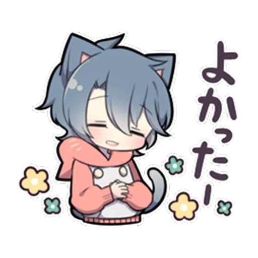 chibi, anime, chibi uchiko, ash kitten, anime charaktere