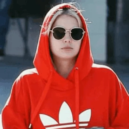 jovem, mulher, adidas mais doce, ashley benson 2017, sorto de moletom da adidas originals