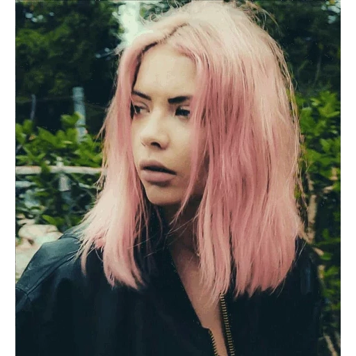 young woman, riverdale, the hair is pink, pink hair color, ashley smith with pink hair