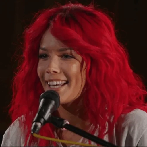 halsey, little bit, halsey is red, for a little bit, saturday night live halsey