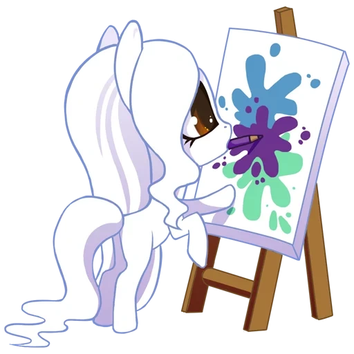 picture, pony zek, white pony, mlp rariti, pony creator