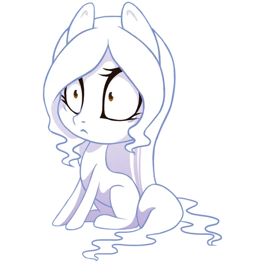 chibi, anime, white pony, sketches pony, drawings of sketch ponies
