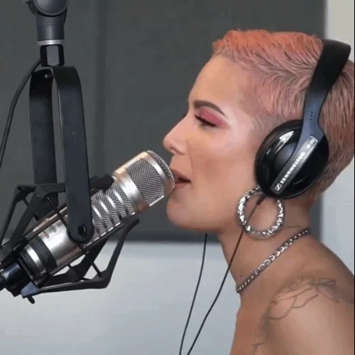 human voice, halsey, girl, miley cyrus is bald, studio singer