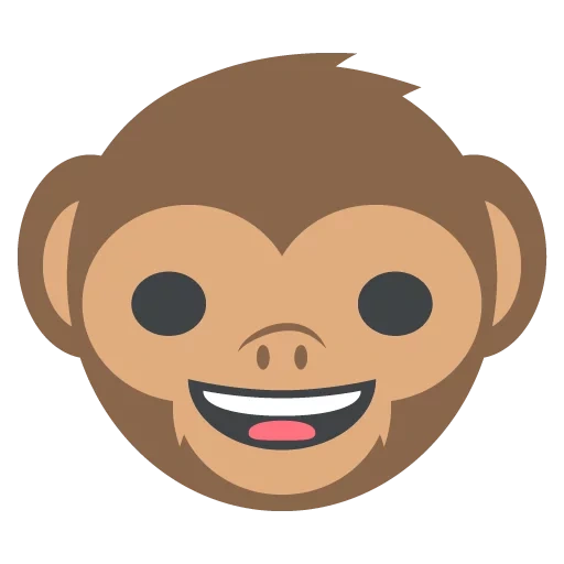 лицо обезьяны, эмоджи monkey, смайл обезьянка, эмодзи обезьяна, эмодзи морда обезьяны
