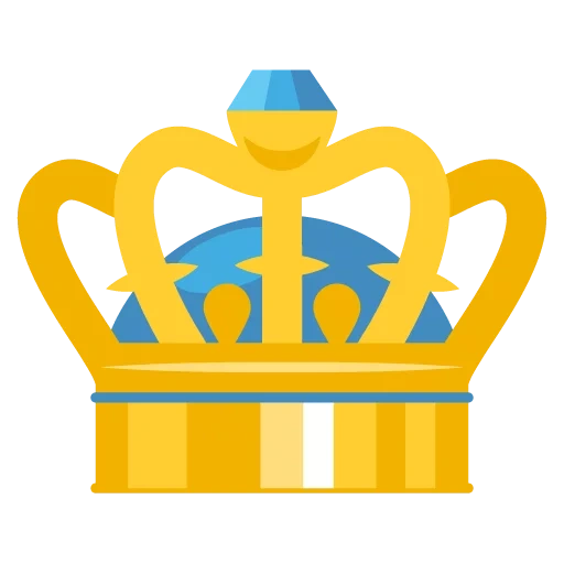 символ короны, иконка корона, эмоджи корона, корона значок, корона клипарт