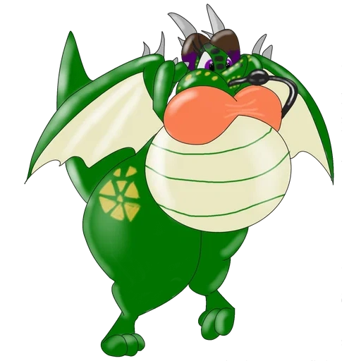 anime, bouster fat, furri dragons, green monster, rayman origins fat