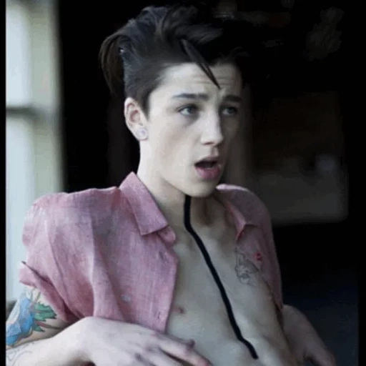 young man, people, ash stymest, models, handsome boy