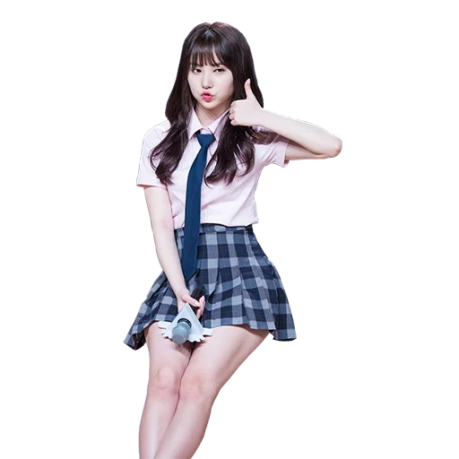 trasparente, yerin gfried, eunha gfried, uniforme della scuola per ragazze, forma scolastica di eunha gfried