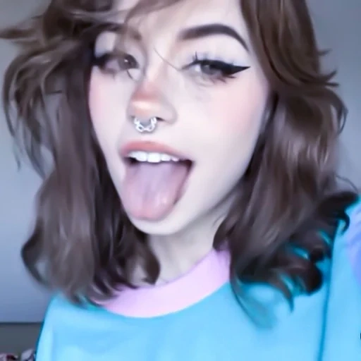 humano, mujer joven, chica, cara ahegao, compilacion