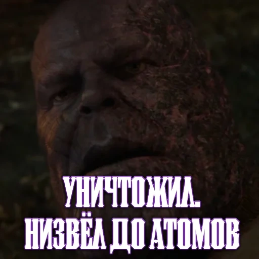 meme, mème mème, mème thanos, thanos atomise, détruit en atomes