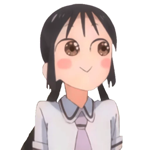 anime, carré d'anime, l'héroïne de l'anime, personnages d'anime, asobi asobase hanako