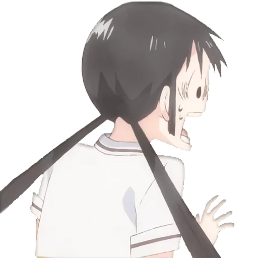 animación, anime, figura, personajes de animación, asobi asobase baby