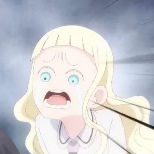 animação, menina anime, asobase asobi, personagem de anime, asobi asobas olivia