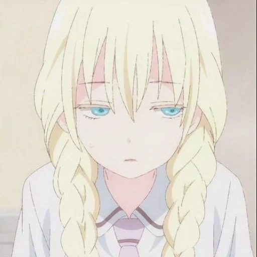 filles anime, asobi asobase, personnages d'anime, libye asobi asobase, asobi asobase olivia
