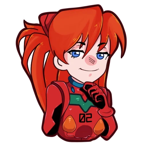 paquet, aska, asuka, evangelion asuka