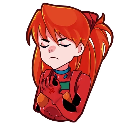 aska, asuka, le buteur, evangelion asuka