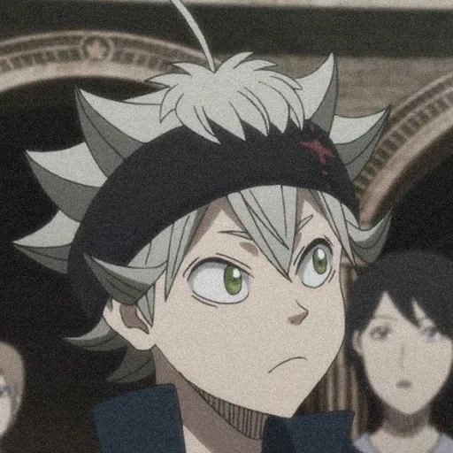 anime, der schwarze klee, der schwarze klee, asta black clover cachak, kleiner asta mit schwarzem klee