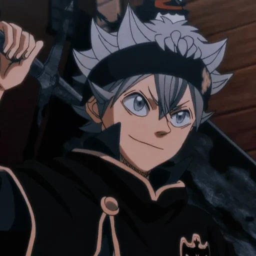 trébol negro, trébol negro, trébol negro asta, animación de trébol negro, black clover asta