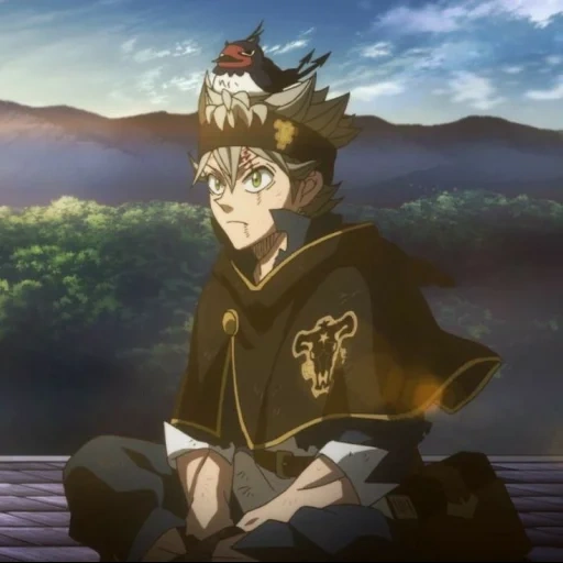 trevo preto, trevo preto, yuki black clover, clover preto asta, sino de trevo preto