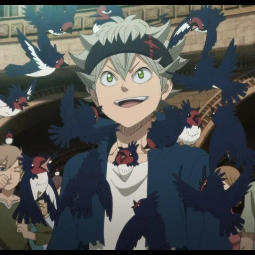 black clover, черный клевер, аста черный клевер, аста чёрный клевер, чёрный клевер аста неро